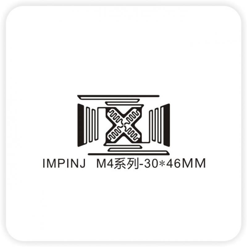 Impinj Monza 4 M4QT 干Inlay 30*46mm 